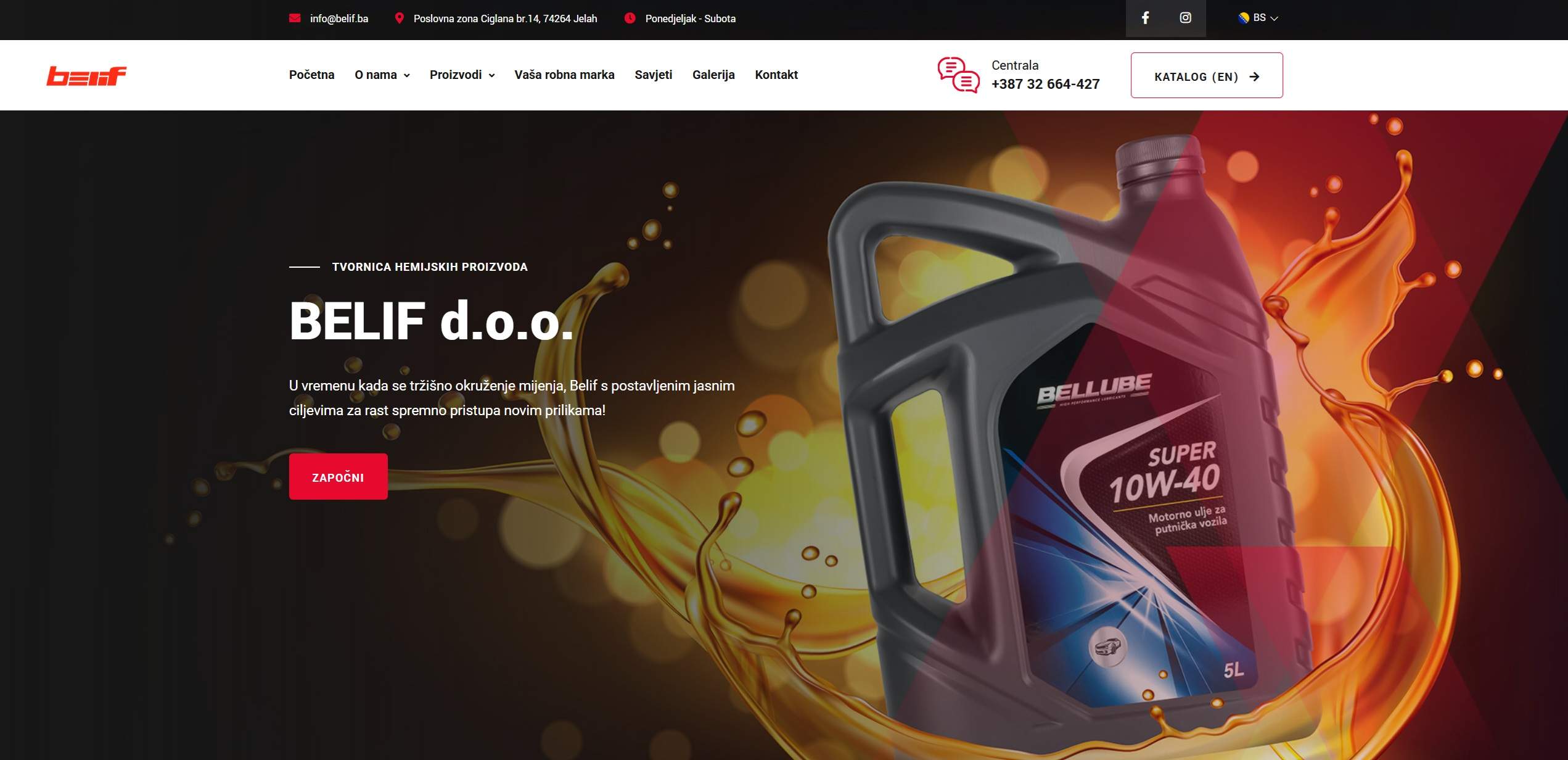 New Website for Belif d.o.o.